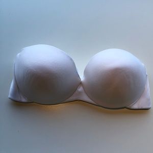 Maidenform White Strapless Bra 38C